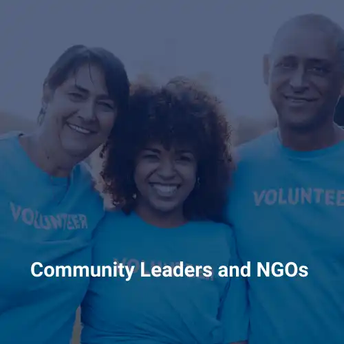 Community Leaders and NGOs